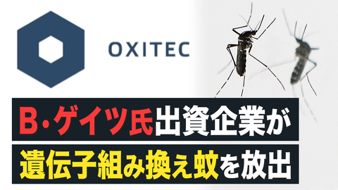 【FactsMatter】B・ゲイツ氏出資企業　遺伝子組み換え蚊を放出