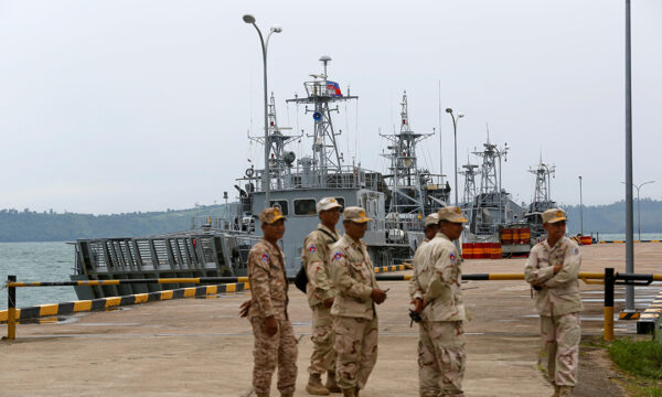 カンボジア海軍基地で中国が活動…米国、カンボジアに通達