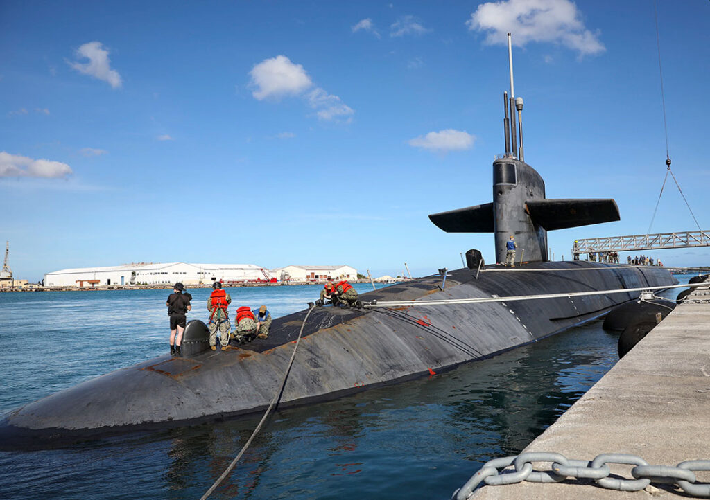 米原子力潜水艦のグアム訪問　世界の安全保障への継続的関与示す