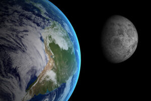 地球の近くを飛ぶ「神秘の天体」は月の断片か？