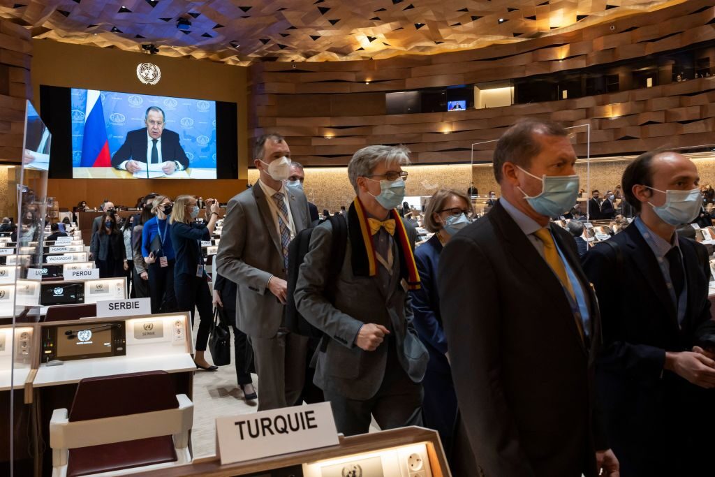 国連で露外相演説…各国外交官が一斉離席　日本代表も参加
