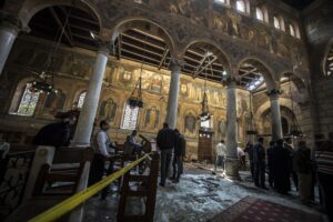 エジプト首都の教会で爆発　25人死亡