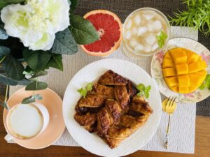 【おうちカフェ】世界三大果物のひとつマンゴー