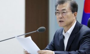 米韓首脳、北朝鮮に対する制裁強化で一致＝韓国大統領府