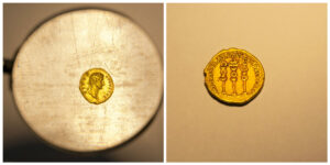 2000年前につくられた金貨、散策中に偶然発見