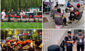 【写真】中国共産党100周年、厳重警備態勢の北京「最も安全な場所」との揶揄も