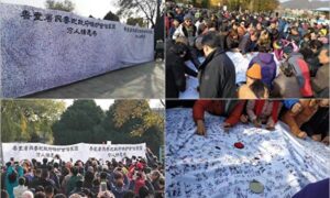 中国北京、「強制退去」に反対、1万人の市民が署名