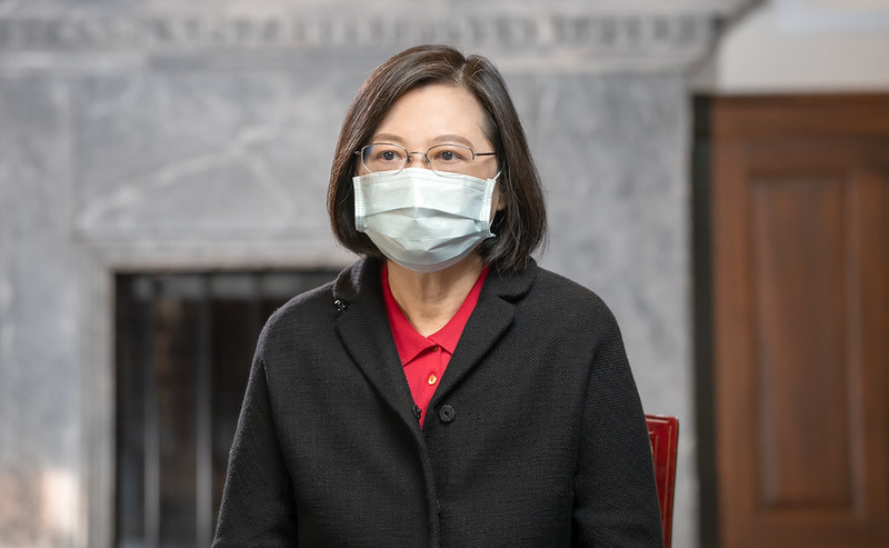 蔡英文総統が新年談話を発表　民主主義国の支援に感謝