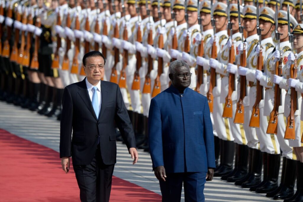 ソロモン諸島首相、中国軍の港建設を否定