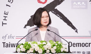 台湾蔡英文総統「中国は世界民主制度の脅威」＝AFP