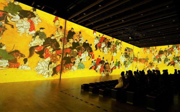 巨大映像化で蘇る日本伝統美術　新感覚デジタルアート展が都内で開催