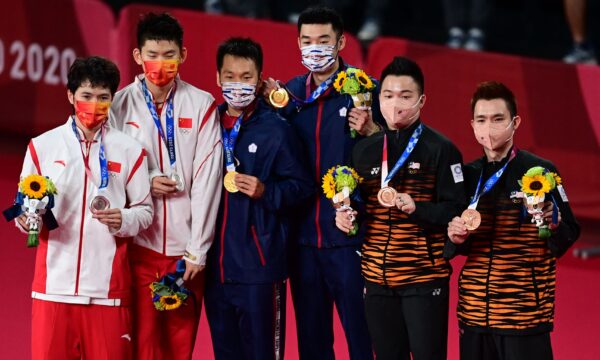 バドミントン男子ダブルスで台湾ペアが金メダル、中国CCTV表彰式を中継せず
