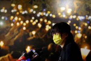 香港民主活動家に禁錮刑、天安門事件の追悼行事巡り