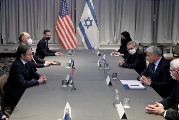米国務長官とイスラエル外相が会談、ウクライナやイラン核協議議論
