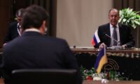 ウクライナ・ロシア外相会談、停戦交渉で進展なし