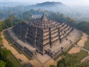 世界中のピラミッド（12）インドネシア　ボロブドゥール遺跡