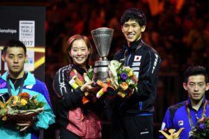 世界卓球、日本代表団は5つのメダル獲得　東京五輪での活躍も期待
