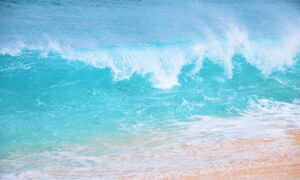 波の美しい瞬間を捉えた写真家　海の独特な美しさを見せる