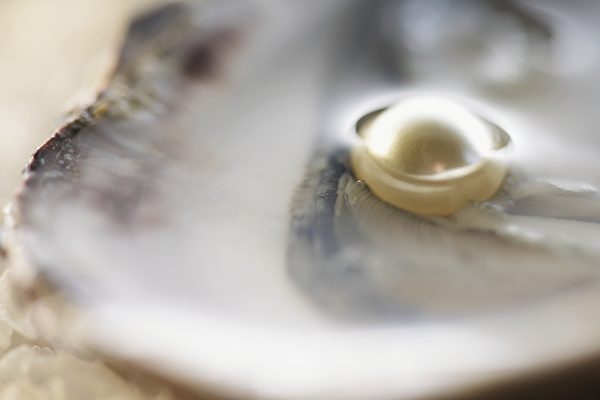 貝料理を食べていたら　貝に数千ドルの価値の真珠が入っていた