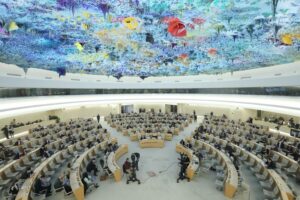 国連人権理事会、ロシアの居場所ない　ウクライナが資格停止訴え