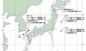 北海道から沖縄まで中露艦艇が日本周回、岸防衛相「示威活動にも考えられる」