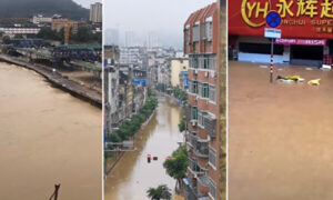 中国、「異常気象だ」南部で洪水　北部は猛暑　