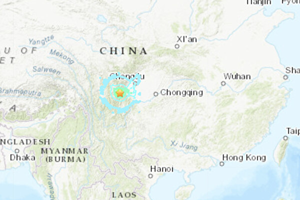 【動画】中国四川省でM6.8の地震　10人以上死亡か