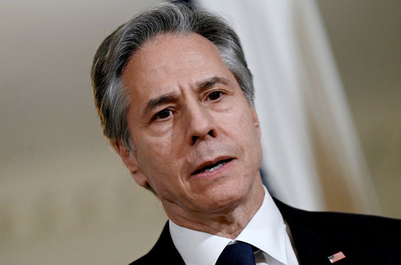 米、中国気球巡る情報を数十カ国と共有＝国務長官