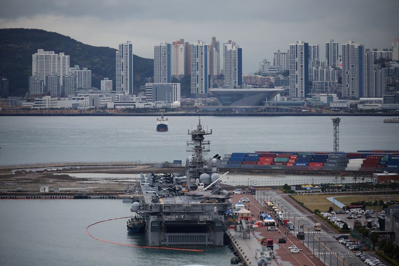 米韓合同演習に米強襲揚陸艦が合流、数年ぶり規模の上陸訓練