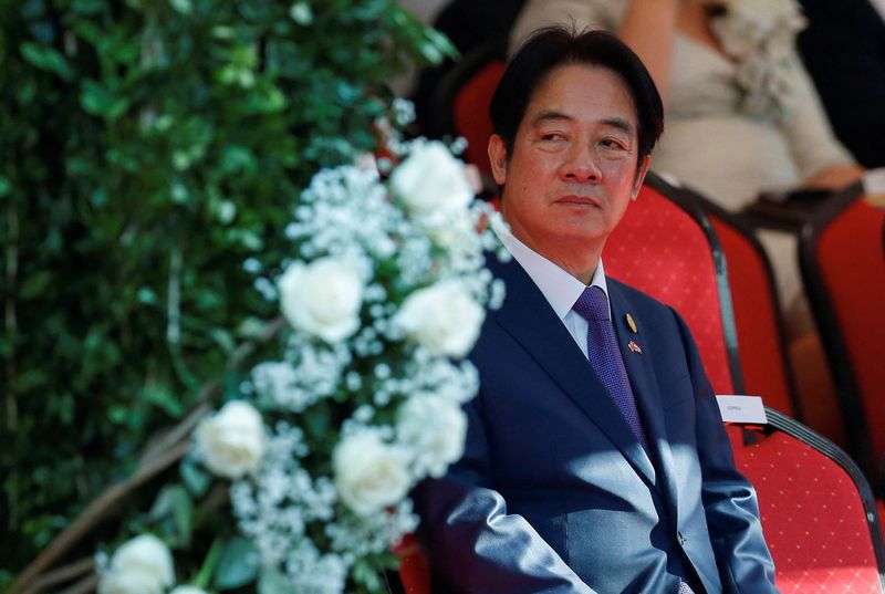 台湾副総統が中国けん制、米立ち寄りで軍事行動なら「選挙干渉」