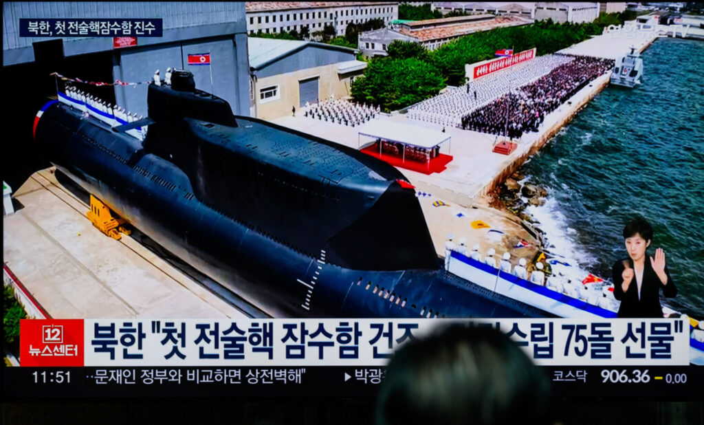 北朝鮮初の戦術核攻撃潜水艦、専門家「能力誇張の可能性」