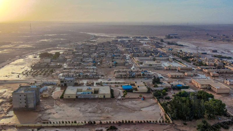 リビア洪水で東部都市25％消失、死者5000人超か　1万人行方不明