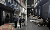 職を得られない若者たち　寝泊まりしていた路上から、警察に追われる＝中国