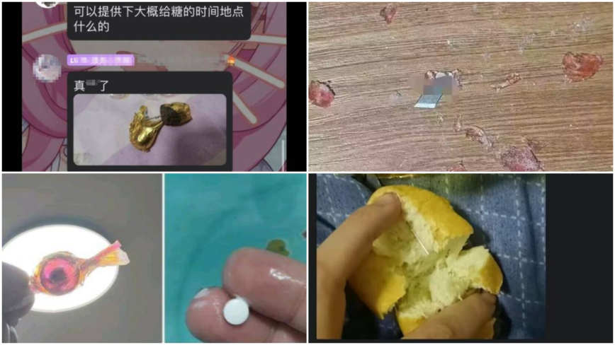 新たな社会報復か？　アニメ展覧会で配られたお菓子から「カッターの刃」が出た＝中国