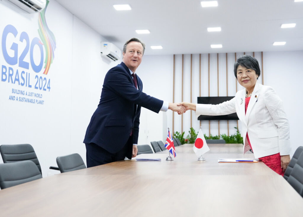 日英外相会談　緊密に連携していく