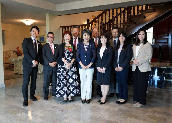 上川大臣、パナマ日系企業関係者と会食　海事・通商分野での関係強化に期待