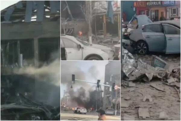 北京郊外の大規模爆発で廃墟と化した現場　負傷者22人、死者1人の公式発表に疑問の声が上がる