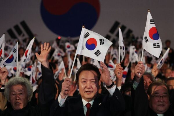 韓日の関係改善、北朝鮮の脅威抑止に寄与　尹大統領が演説