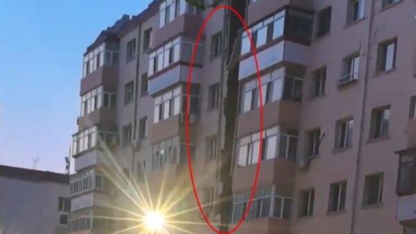 築26年の集合住宅ビルに深い亀裂　「施工業者がわからない」＝中国　黒竜江省