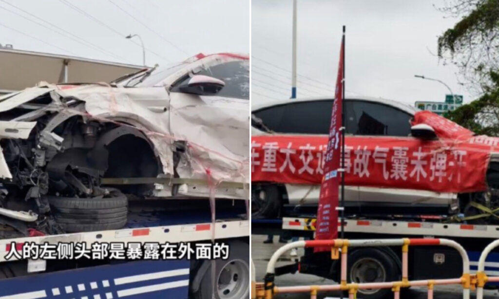 中国産EV　重大事故に遭うもエアバッグ作動せず＝中国【動画あり】