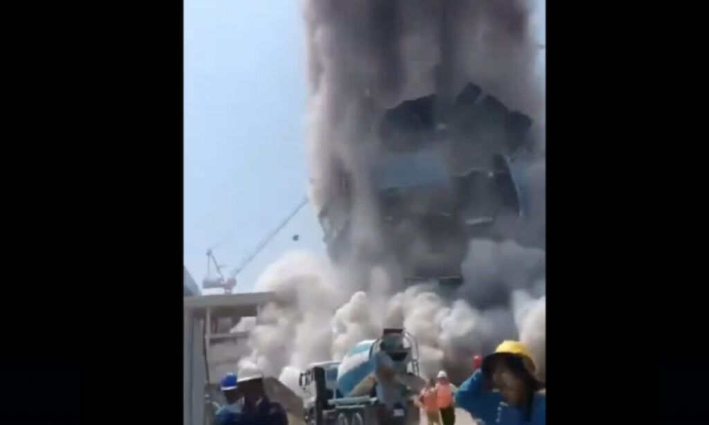 ミャンマー地震で瞬時に崩壊した30階建てビルの施工担当は中国国有企業だった【動画あり】
