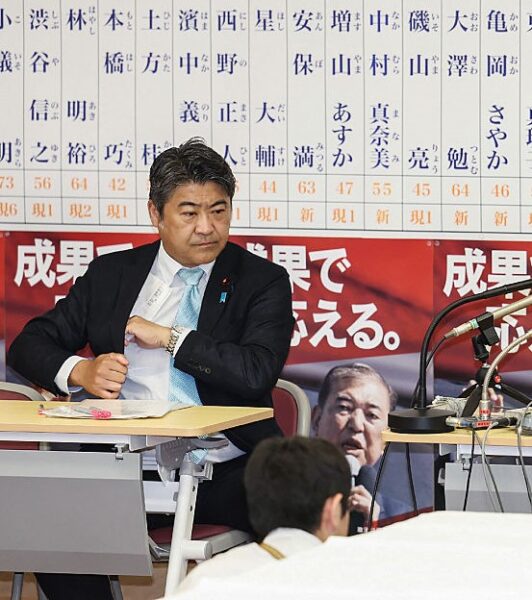 自民の木原氏　選挙対策委員長を辞任の意向か