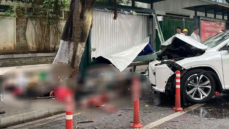 また広東省で暴走車がバス停に突入　社会報復かそれとも事故か【動画あり】