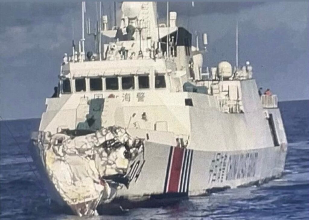 中国艦艇同士衝突で2人死亡　フィリピンが領有権問題を批判