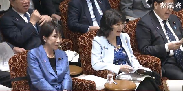 高市首相・片山財務相は「最恐コンビ」と紹介され　議場で笑い　国民・榛葉氏答弁