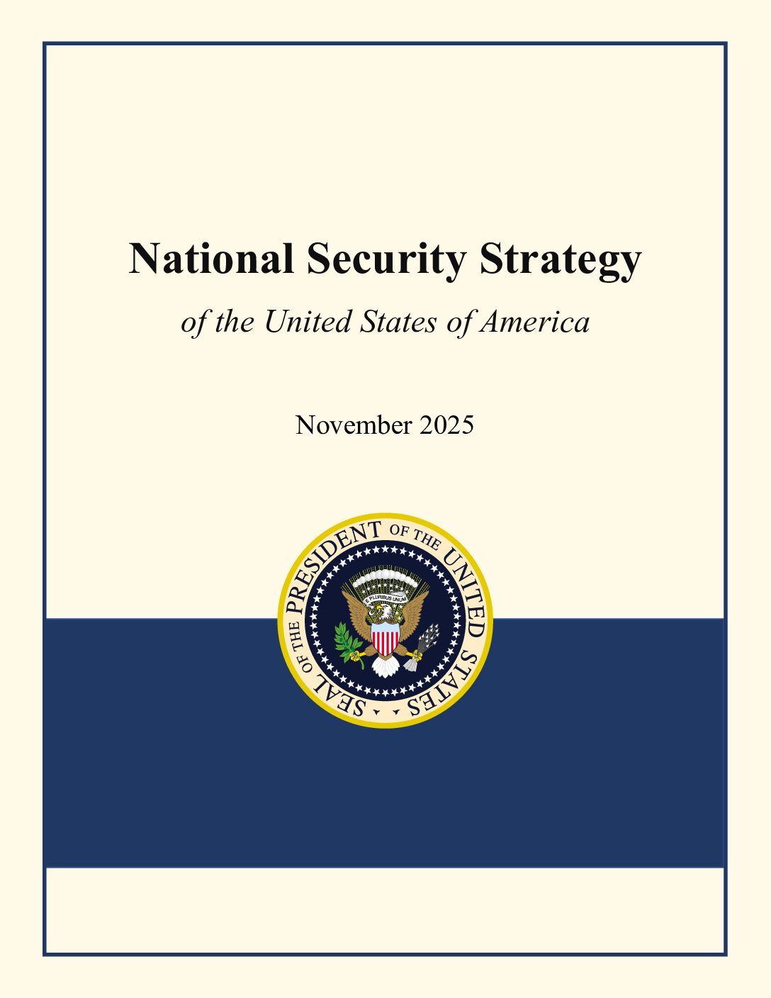 2025年アメリカ合衆国 国家安全保障戦略が発表　日本の安全保障上の役割は