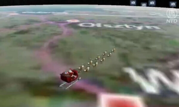 「サンタは出発済み」　北米軍が今年も追跡開始