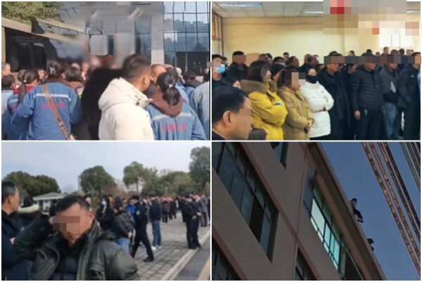 中国地方財政危機　各地賃金未払い抗議相次ぐ