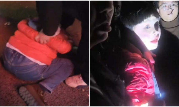 警察が来て安心する犯罪者？　中国の人さらい女の異様な瞬間