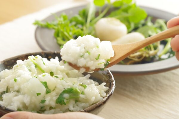 七草がゆの日は　人を祝う日でした